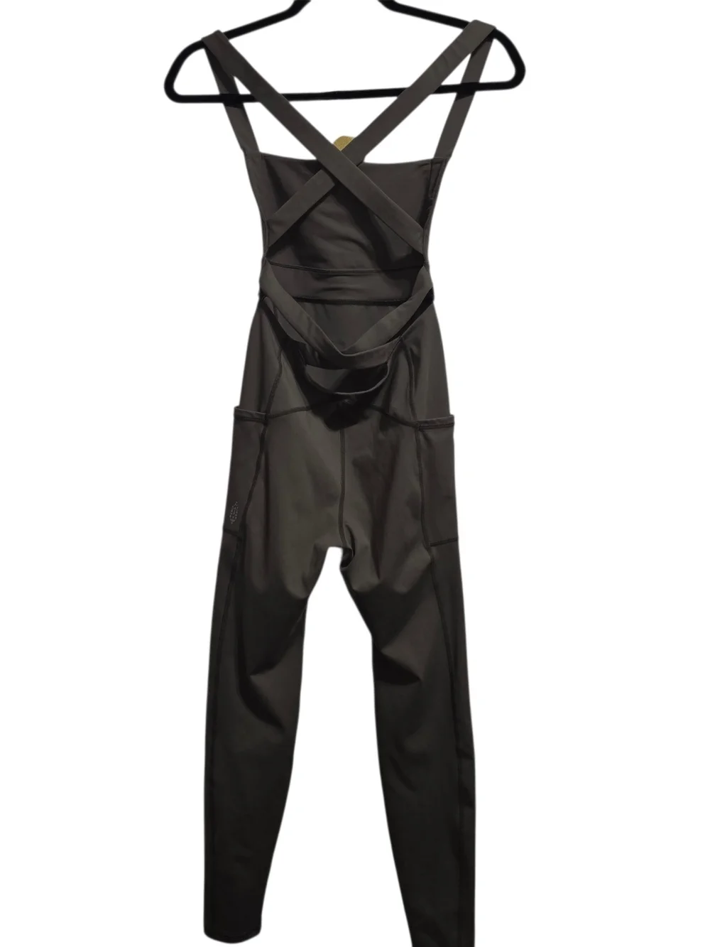 Free People Movement My High Onesie Gray XS Jumpsuit Yoga Athleisure Bodysuit